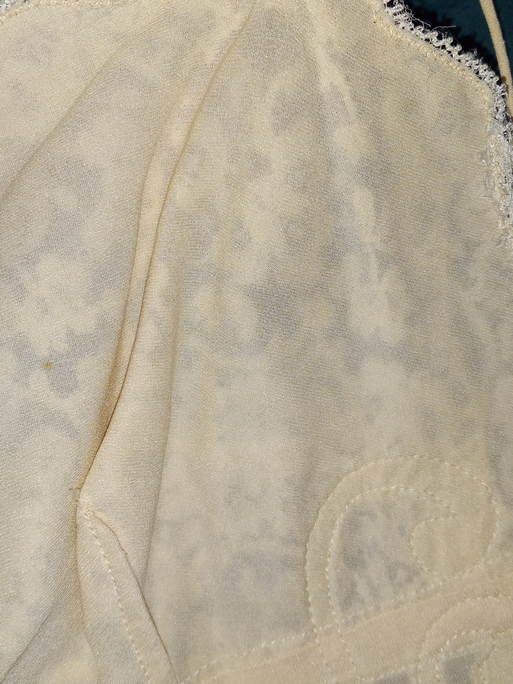 Dolce&Gabbana Vintage Y2K Ivory Colored Silk/Lace Camisole W/Floral Apliques - Picture 11 of 15